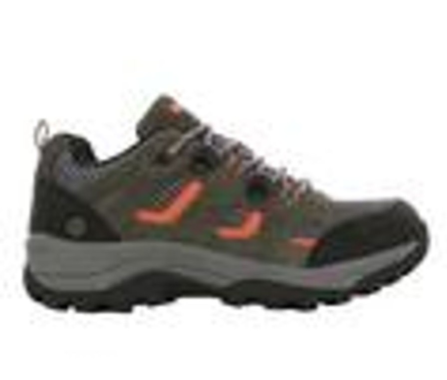 Kids Northside Boots | Boys' Northside Little Kid & Big Kid Monroe Low Jr. Hiking Shoes Olive/Orange