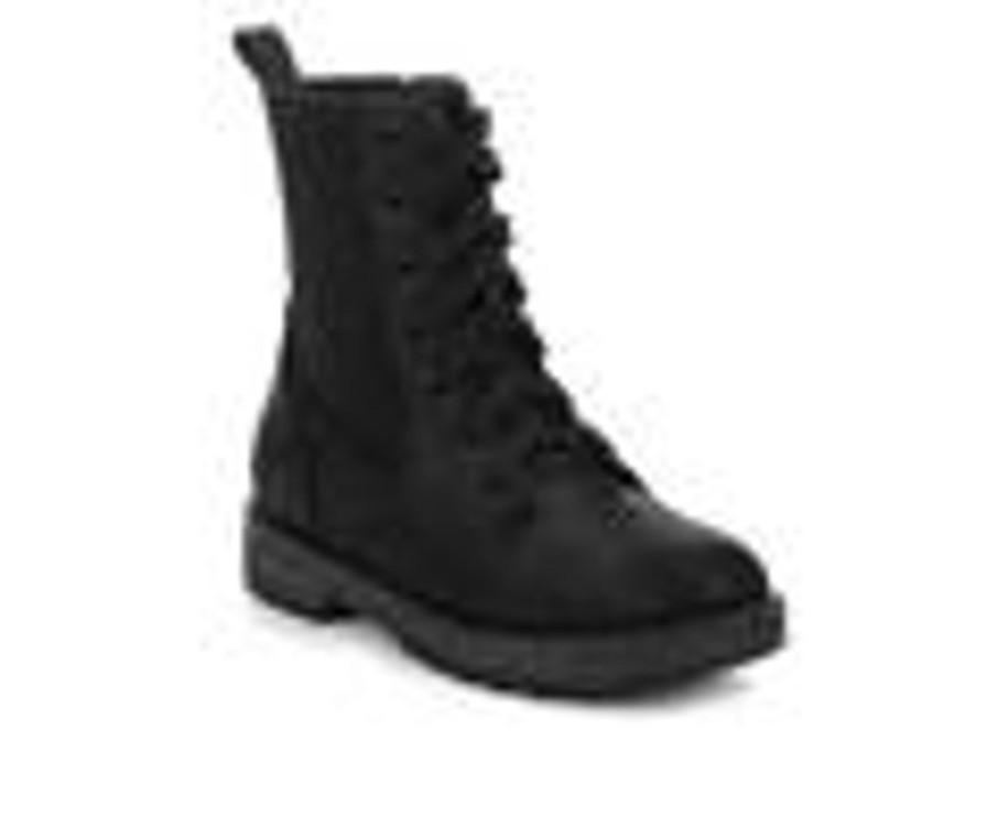 Kids MIA Boots | Girls' Mia Little Kid & Big Kid Everli Lace-Up Boots Black