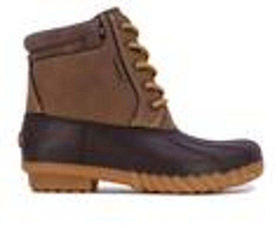 Kids Nautica Boots | Boys' Nautica Little Kid & Big Kid Channing Duck Boots Brown