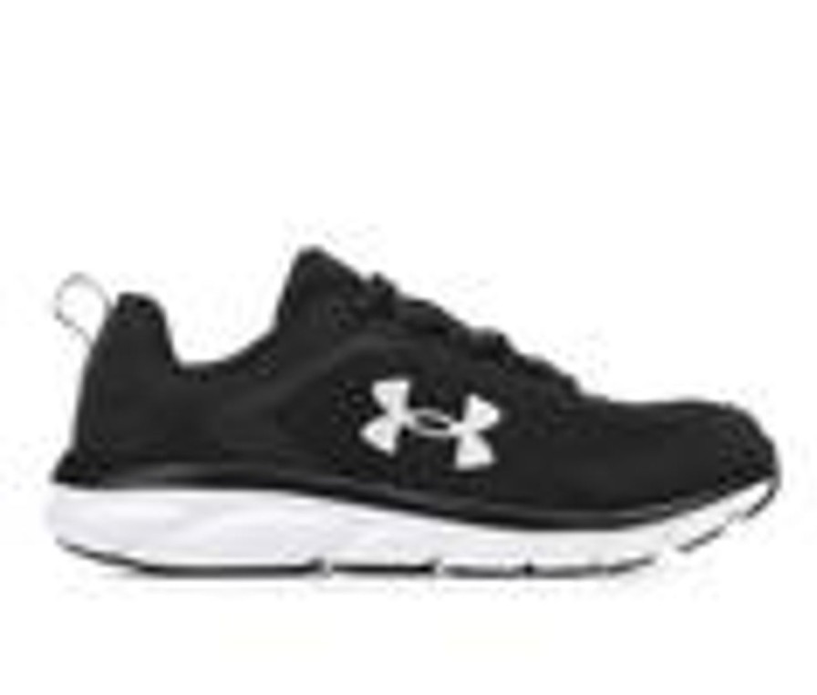 Kids Under Armour Athletics & Sneakers | Boys' Under Armour Big Kid Assert 9 Wide Width Running Shoes Black/White