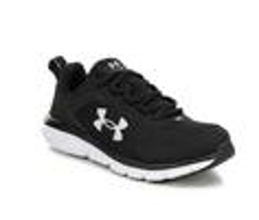 Kids Under Armour Athletics & Sneakers | Boys' Under Armour Big Kid Assert 9 Wide Width Running Shoes Black/White