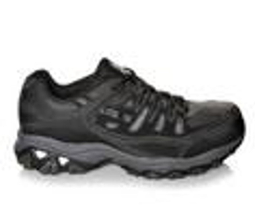 Men Skechers Work Steel Toe | Men'S Skechers Work 77055 Cankton Steel Toe Work Shoes Black/Charcoal