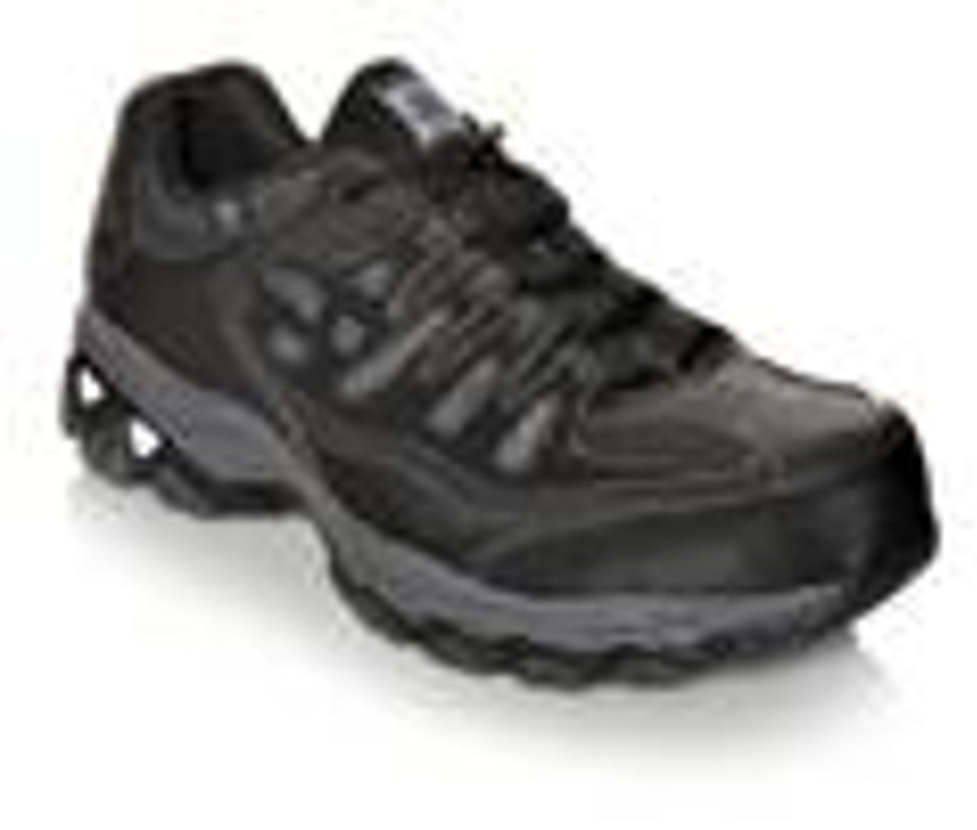 Men Skechers Work Steel Toe | Men'S Skechers Work 77055 Cankton Steel Toe Work Shoes Black/Charcoal