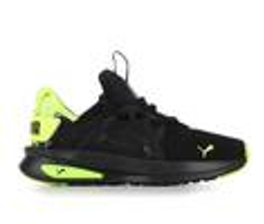 Kids Puma Athletics & Sneakers | Boys' Puma Little Kid Softride Enzo Evo Spray Slip-On Running Shoes Black/Volt