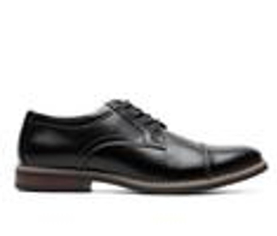 Men Nunn Bush Oxfords | Men'S Nunn Bush Carmelo Cap Toe Oxford Dress Shoes Black