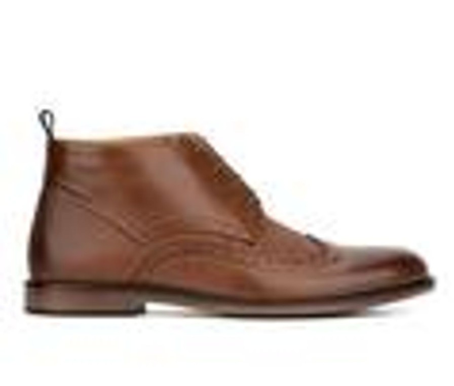 Men New York and Company Boots | Men'S New York And Company Luciano Chukka Dress Boots Cognac