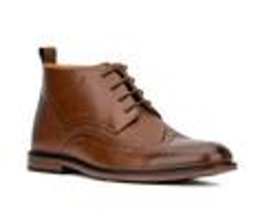 Men New York and Company Boots | Men'S New York And Company Luciano Chukka Dress Boots Cognac