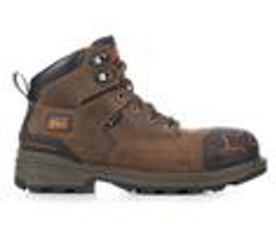 Men Timberland Pro Waterproof | Men'S Timberland Pro Magnitude 6 Inch Comp Toe Work Boots Brown