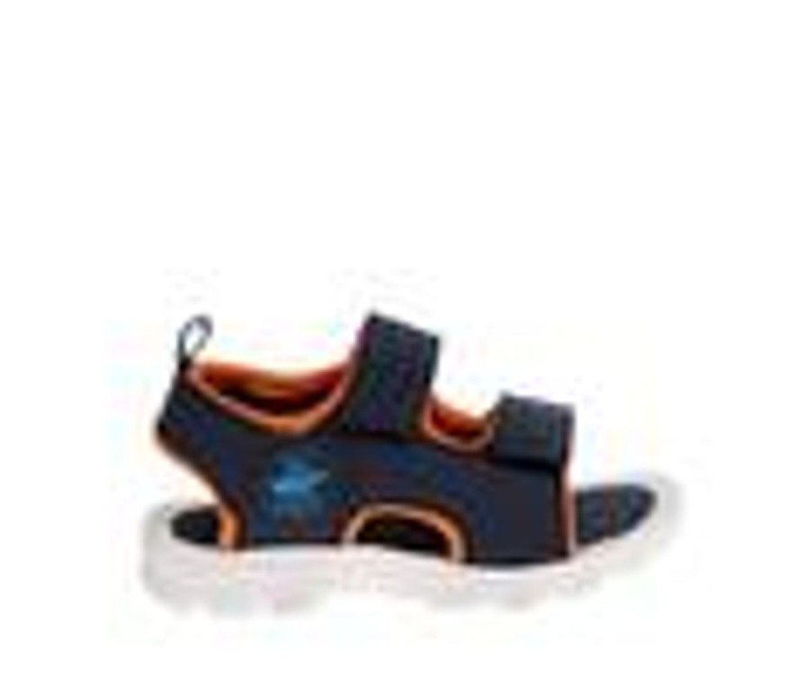 Kids Beverly Hills Polo Club Sandals | Boys' Beverly Hills Polo Club Little Kid & Big Kid Woodpecker Sandals Navy/Orange