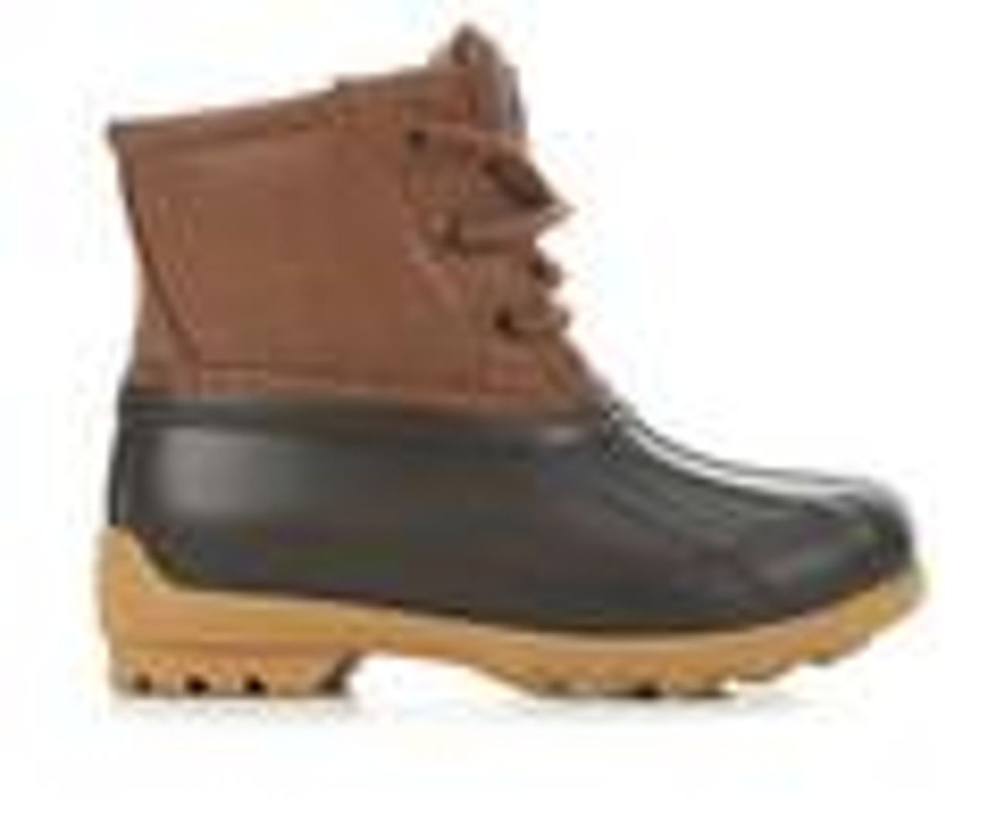 Kids Sperry Boots | Kids' Sperry Toddler & Little Kid Port Rain Boots Brown