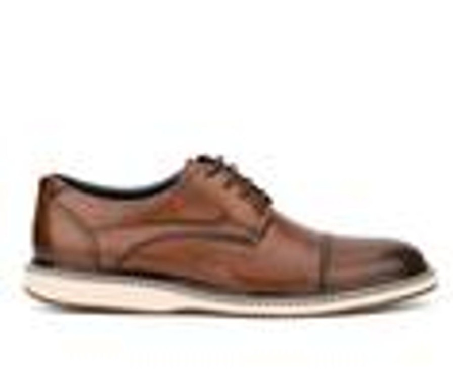 Men Vintage Foundry Co Oxfords | Men'S Vintage Foundry Co Harris Dress Oxfords Tan