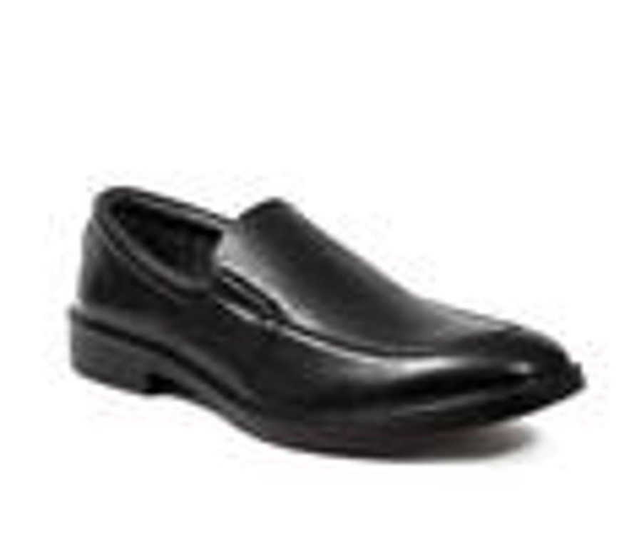 Men Deer Stags Loafers | Men'S Deer Stags Refine Water Repellent Dress Loafers Black