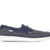 Men Clarks Boat Shoes | Men'S Clarks Higley Tie Boat Shoes Navy Combi