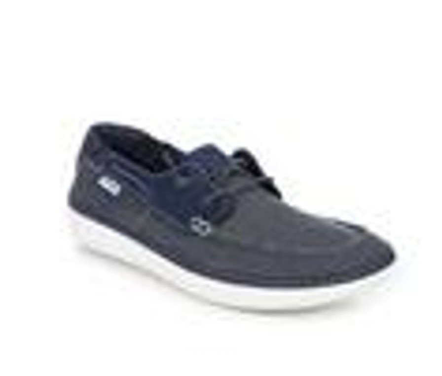 Men Clarks Boat Shoes | Men'S Clarks Higley Tie Boat Shoes Navy Combi