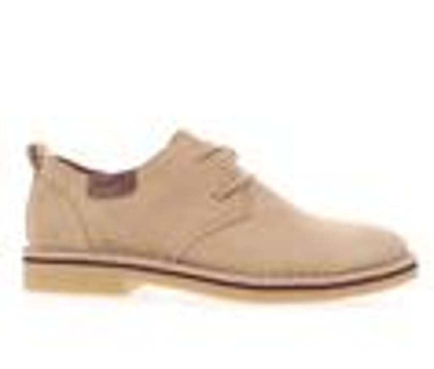 Men Propet Oxfords | Men'S Propet Finn Oxfords Desert Camel