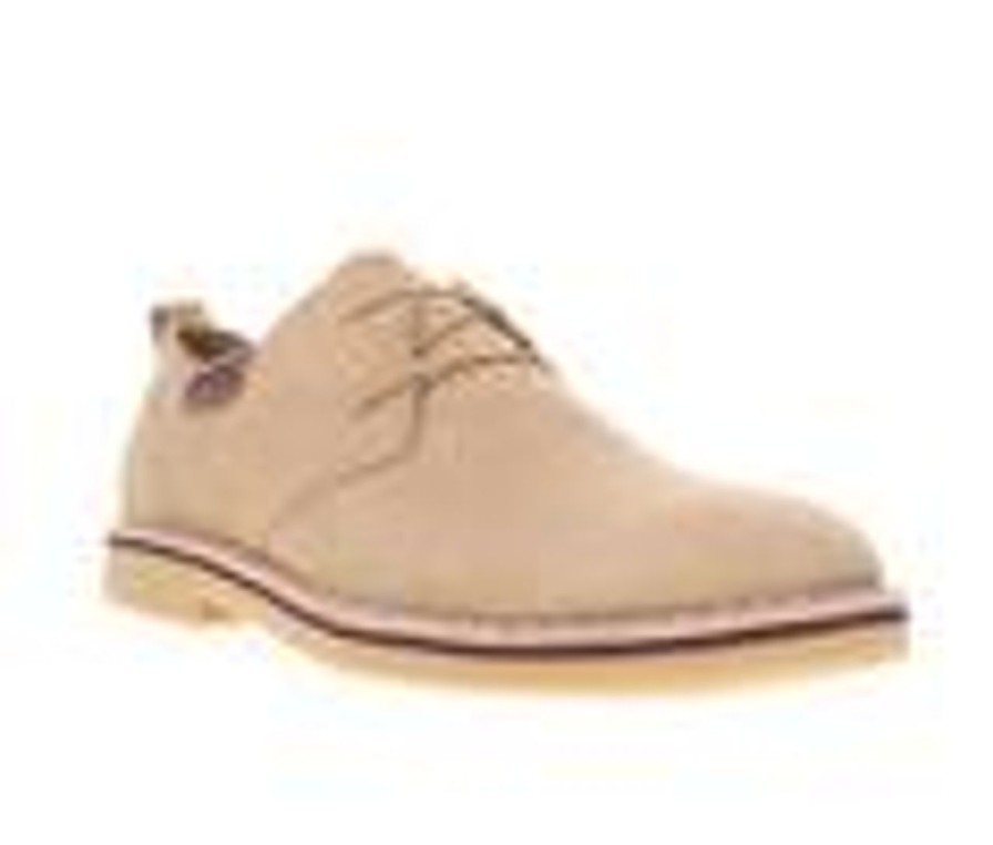 Men Propet Oxfords | Men'S Propet Finn Oxfords Desert Camel