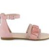 Kids Jessica Simpson Sandals | Girls' Jessica Simpson Dana Ruche 11-5 Sandals Pink