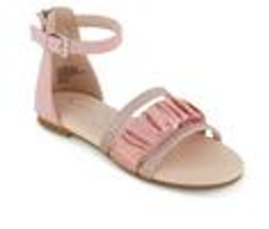 Kids Jessica Simpson Sandals | Girls' Jessica Simpson Dana Ruche 11-5 Sandals Pink