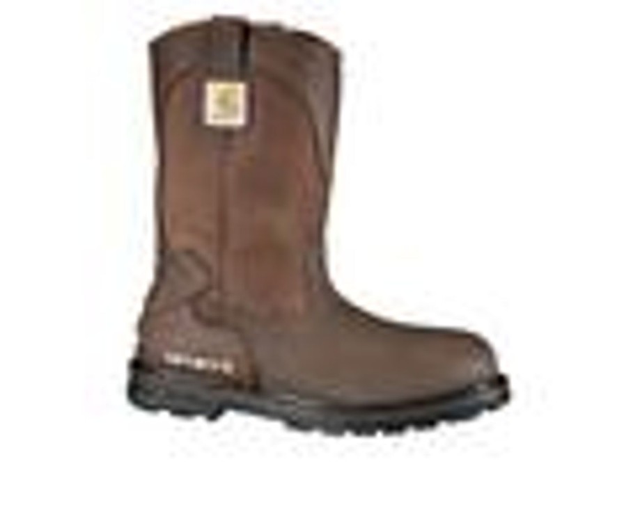 Men Carhartt Electric Hazard | Men'S Carhartt Cmp 1270 Steel Toe Work Boots Brown