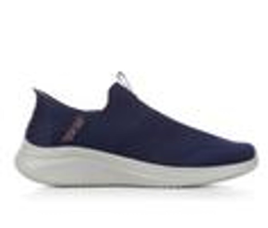 Men Skechers Walking And Hiking | Men'S Skechers 232450 Ultra Flex 3 Slip-Ins Sneakers Navy