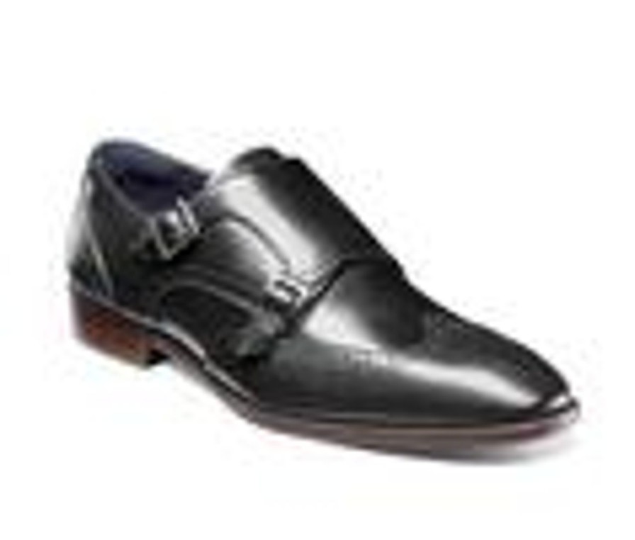 Men Stacy Adams Loafers | Men'S Stacy Adams Karson Dress Shoes Black