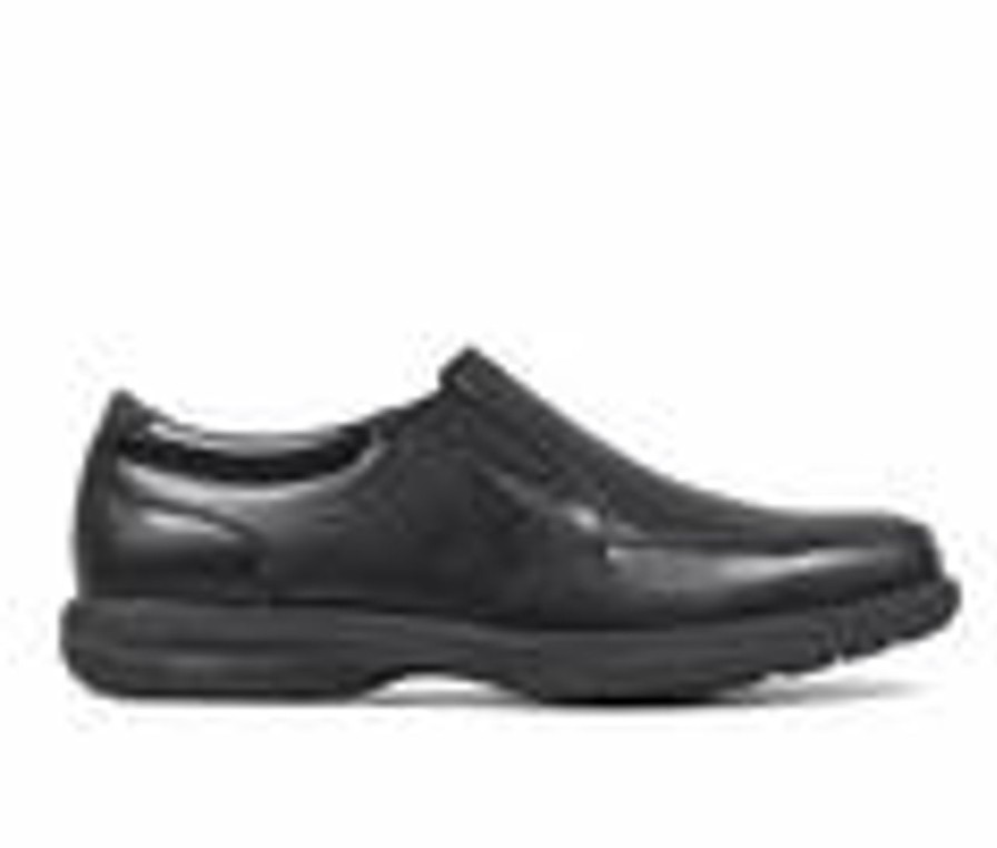 Men Nunn Bush Loafers | Men'S Nunn Bush Myles Street Moc Toe Loafers Black