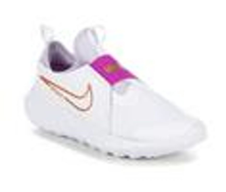 Kids Nike Athletics & Sneakers | Girls' Nike Big Kid Flex Runner 2 Slip-On Running Shoes Wht/Copper/Ppl