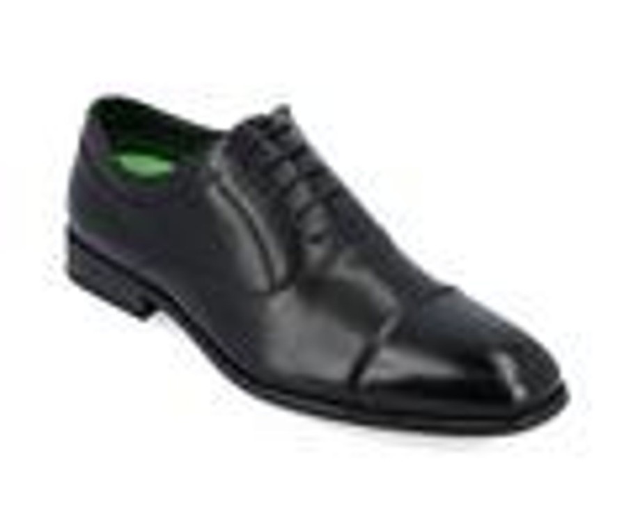 Men Vance Co. Oxfords | Men'S Vance Co. Bradley Wide Oxford Dress Shoes Black