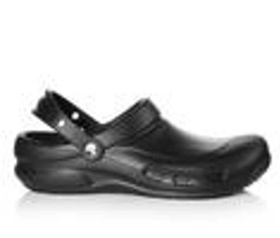 Men Crocs Work Soft Toe | Adults' Crocs Work Bistro Slip-Resistant Clogs Black