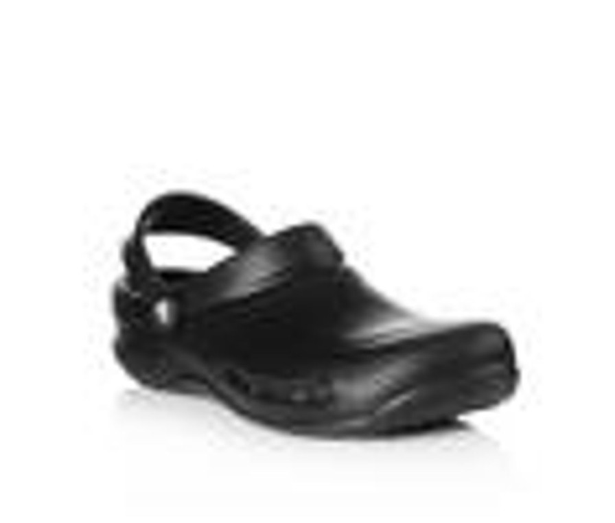 Men Crocs Work Soft Toe | Adults' Crocs Work Bistro Slip-Resistant Clogs Black