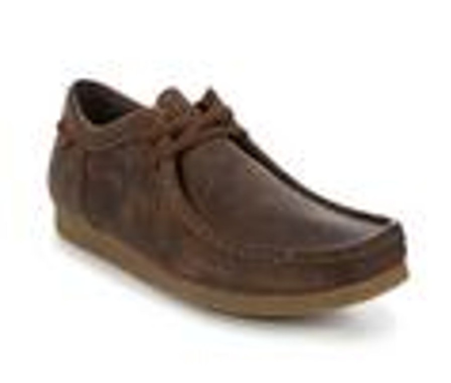 Men Clarks Loafers And Slip-Ons | Men'S Clarks Shacre Ii Run Moc Toe Shoes Beeswax