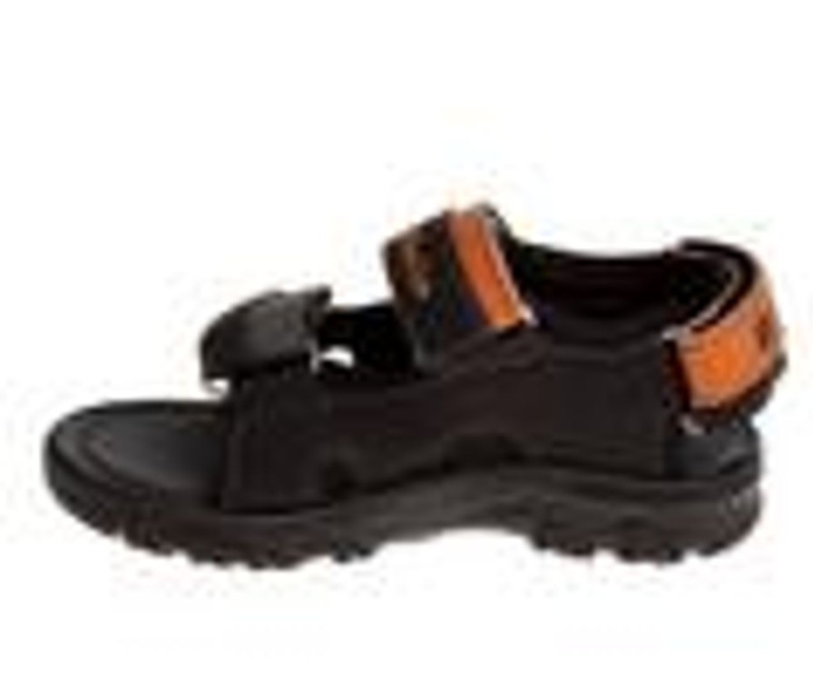 Kids Beverly Hills Polo Club Sandals | Boys' Beverly Hills Polo Club Rugged Raiders 5-10 Sandals Black/Orange