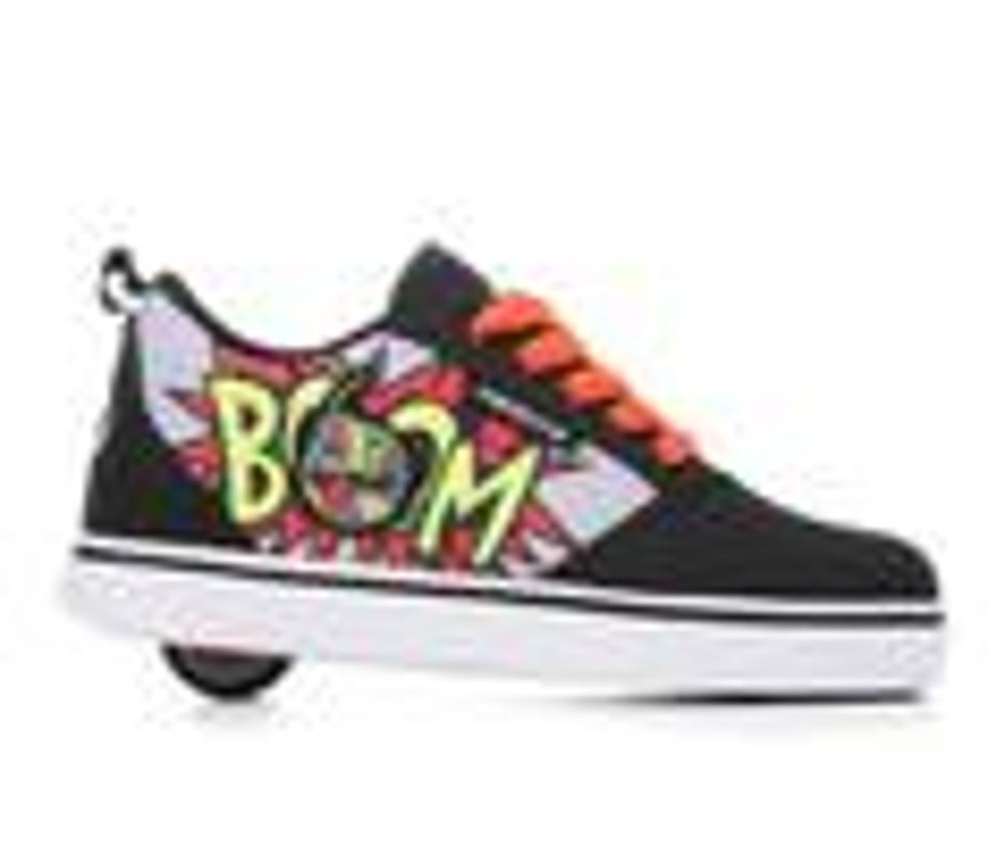 Kids Heelys Athletics & Sneakers | Boys' Heelys Little Kid & Big Kid Pro 20 Print Wheeled Sneakers Blk/Gray/Orange