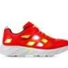 Kids Skechers Casual | Boys' Skechers Little Kid & Big Kid Dynamic Flash Light-Up Sneakers Red/Blk/Wht