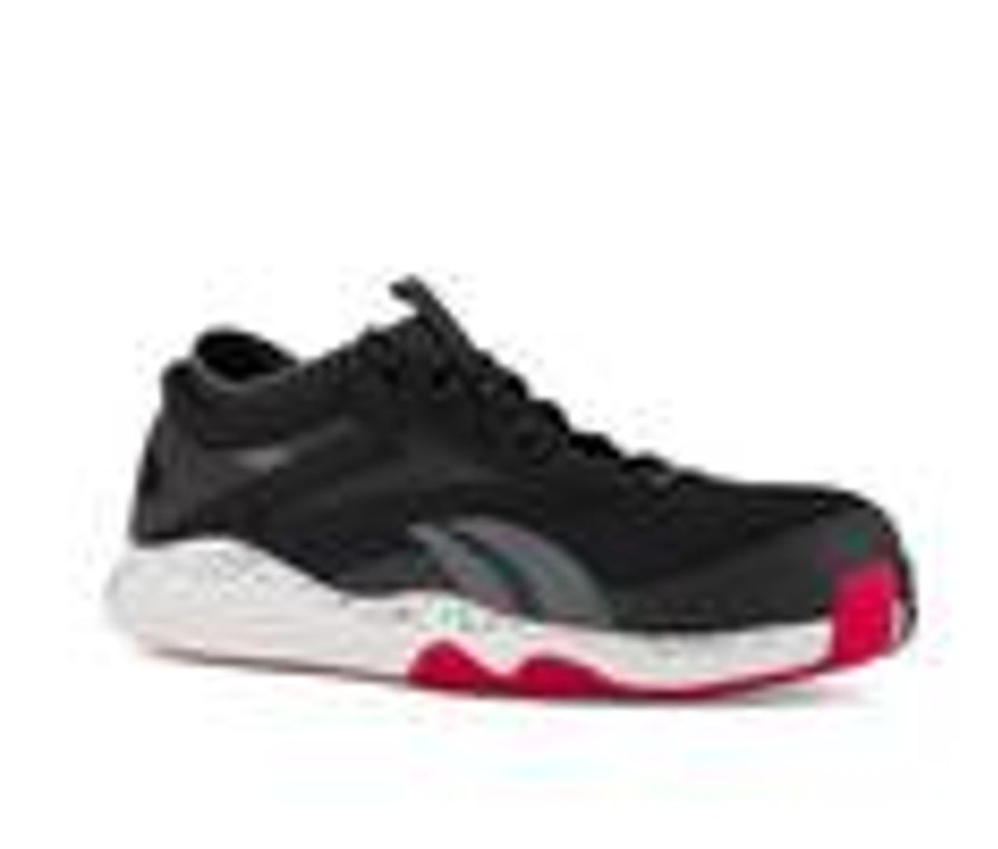 Men REEBOK WORK Electric Hazard | Men'S Reebok Work Hiit Tr Work Sneakers Black/Red