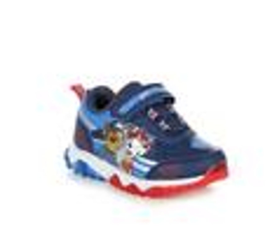 Kids Nickelodeon Casual | Boys' Nickelodeon Toddler & Little Kid Paw Patrol 21 Light-Up Sneakers Navy/Blue