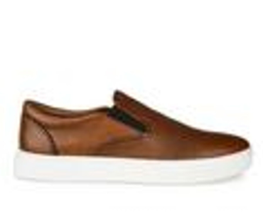 Men Thomas u0026 Vine Slip-Ons | Men'S Thomas & Vine Conley Slip On Dress Shoes Cognac Wide