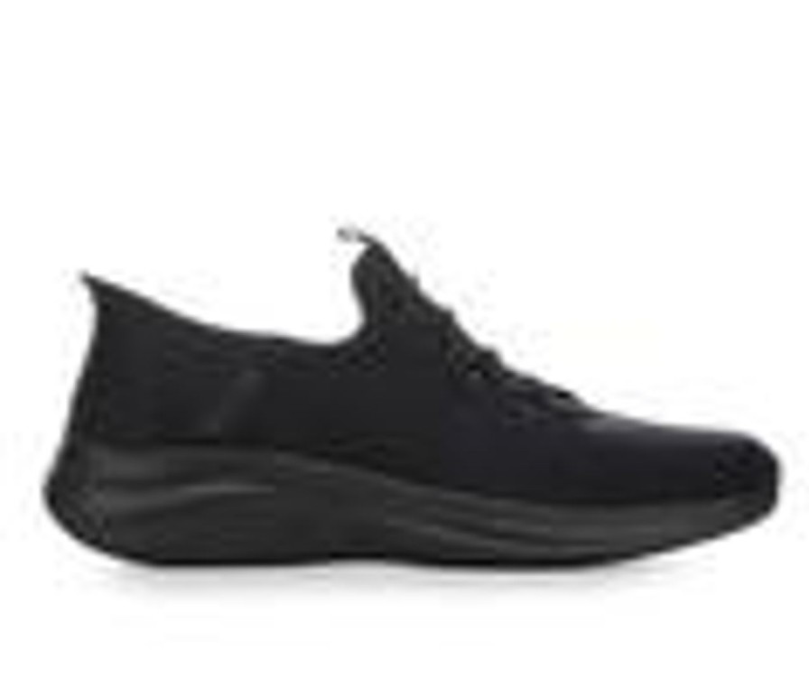 Men Skechers Slip-Ons | Men'S Skechers 232452 Slip-Ins Walking Shoes Black/Black