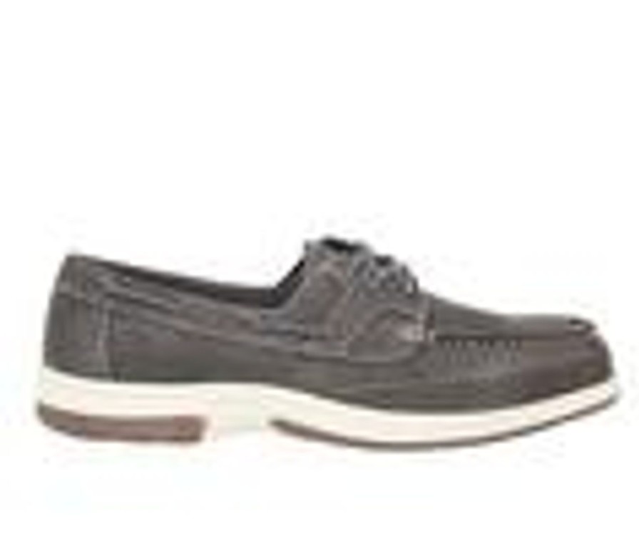 Men Deer Stags Boat Shoes | Men'S Deer Stags Mitch Boat Shoes Dark Grey