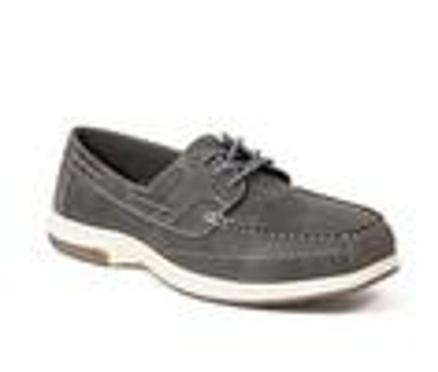 Men Deer Stags Boat Shoes | Men'S Deer Stags Mitch Boat Shoes Dark Grey