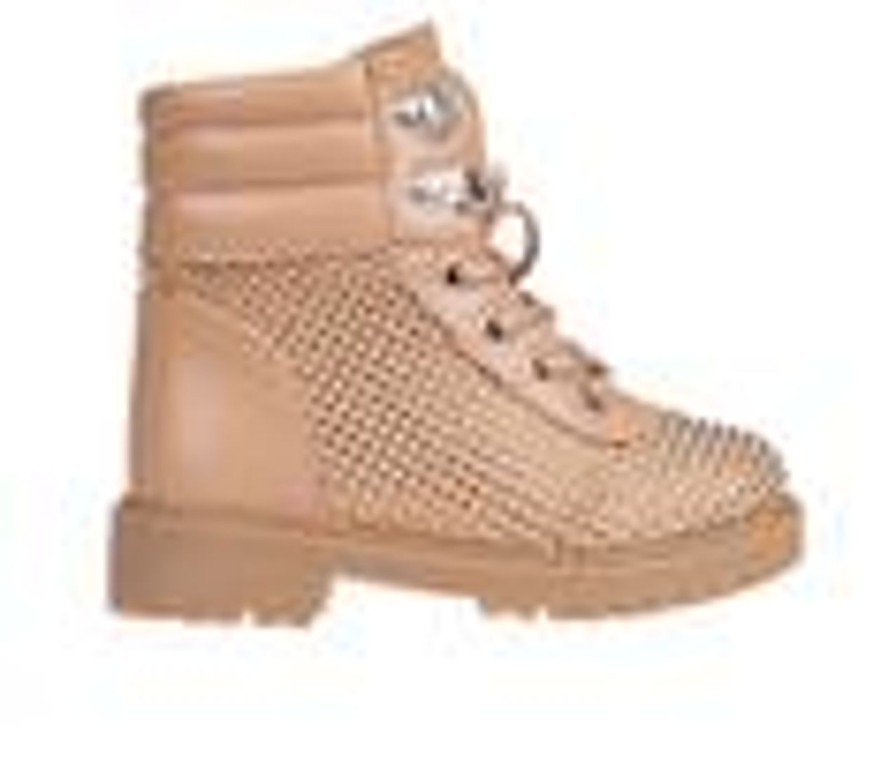 Kids Vince Camuto Boots | Girls' Vince Camuto Toddler Lucie Combat Boots Tan