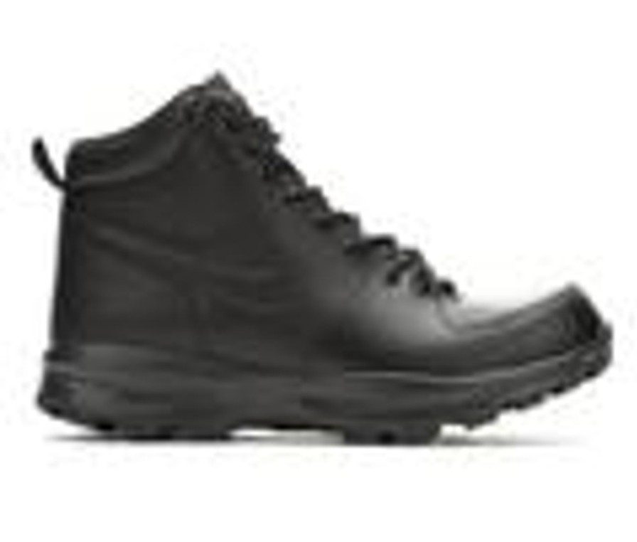 Men Nike Hiking And Hunting | Men'S Nike Manoa Leather Lace-Up Boots Black