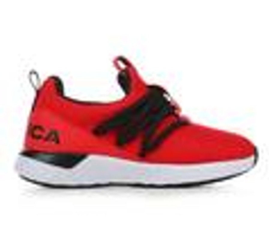 Kids Nautica Athletics & Sneakers | Boys' Nautica Toddler & Little Kid Benton Slip-On Sneakers Red/Black