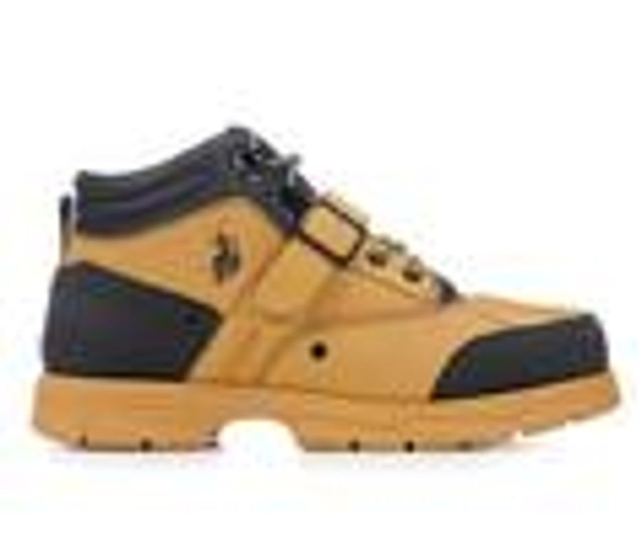 Men US Polo Assn Hiking And Hunting | Men'S Us Polo Assn Core Peak Boots Wheat/Black