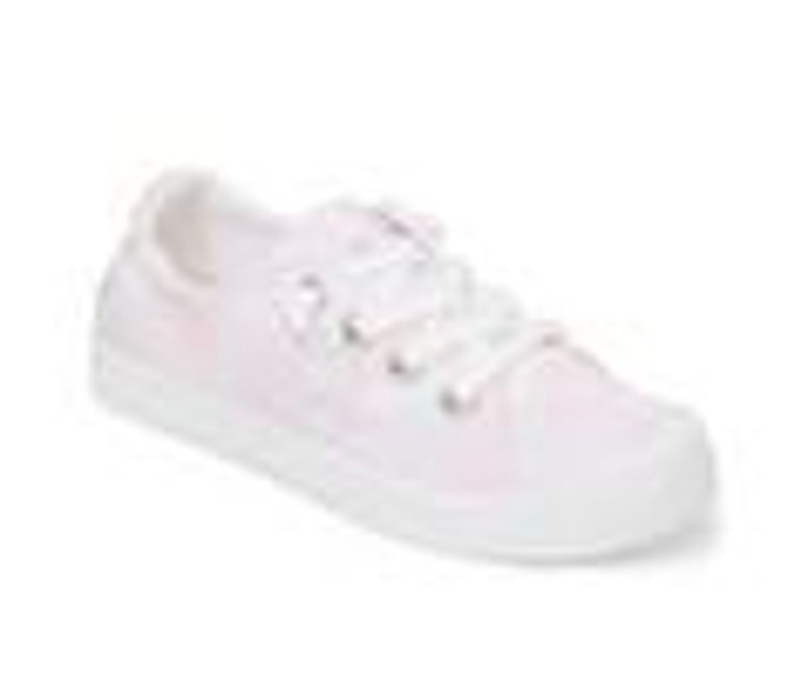 Kids Roxy Casual | Girls' Roxy Little Kid & Big Kid Rg Bayshore Plus Slip-On Sneakers White/Lavender