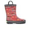 Kids Western Chief Boots | Boys' Western Chief Toddler Fire Truck Rescue Rain Boots Red