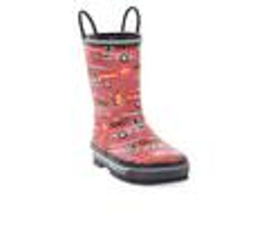 Kids Western Chief Boots | Boys' Western Chief Toddler Fire Truck Rescue Rain Boots Red