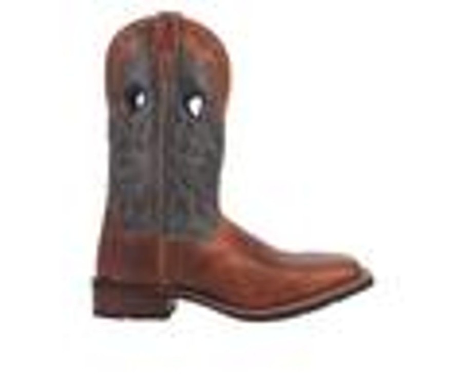 Men Laredo Western Boots Winter And Snow Boots | Men'S Laredo Western Boots Ross Cowboy Boots Tan/Blue