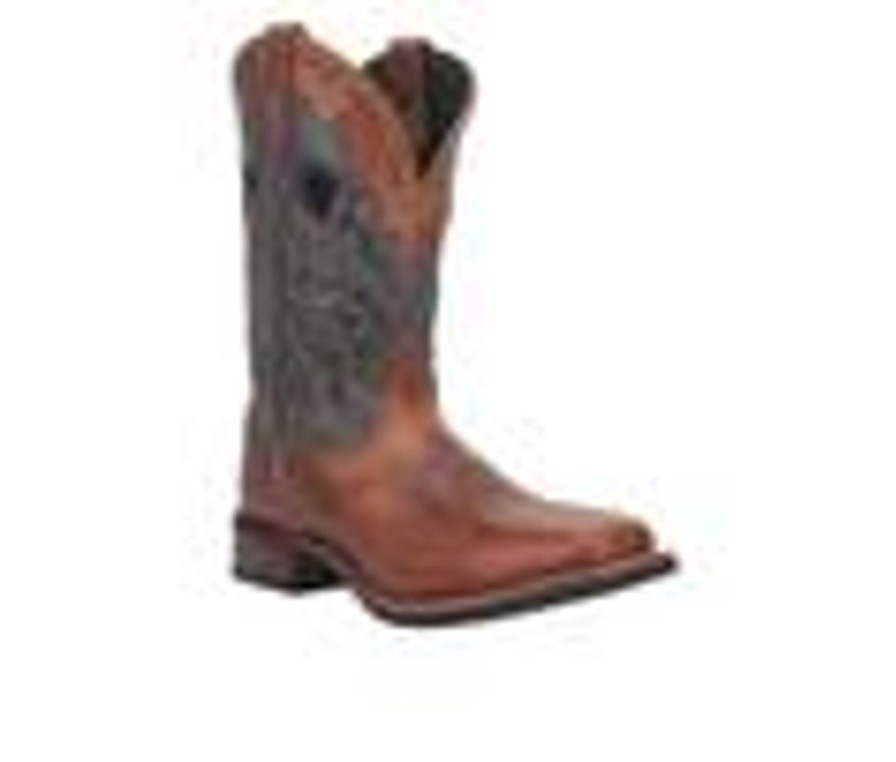 Men Laredo Western Boots Winter And Snow Boots | Men'S Laredo Western Boots Ross Cowboy Boots Tan/Blue