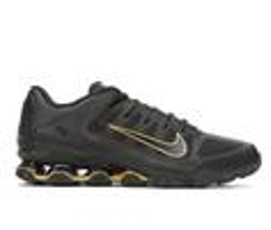 Men Nike Cross Training | Men'S Nike Reax 8 Mesh Training Shoes Blk/Gld 020